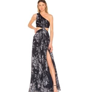 NWT Cinq a Sept Goldie Dress Inky Floral